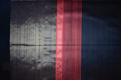 Black Silk and Jute Saree