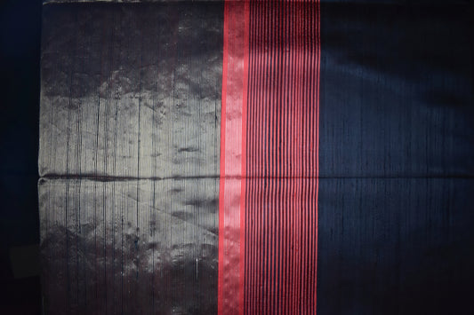 Black Silk and Jute Saree