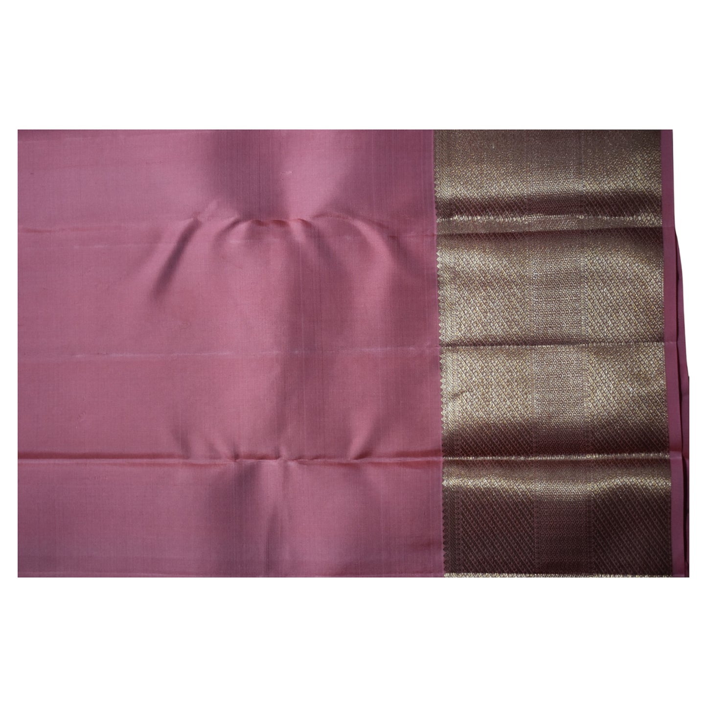 Red Saree with Baby Pink Border