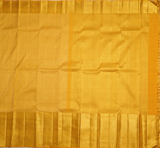 Yellow Golden Silk Saree