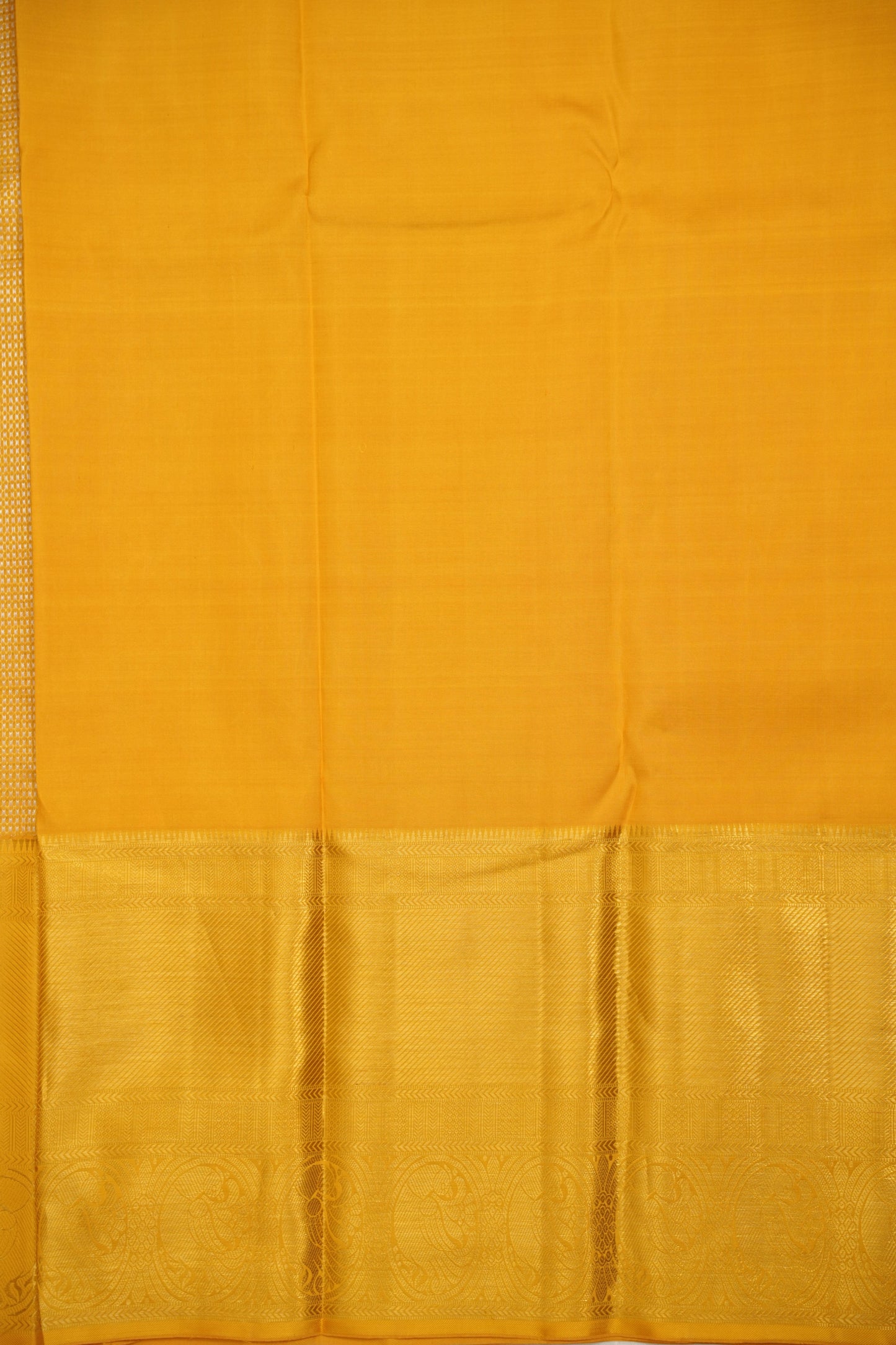 Yellow Golden Silk Saree