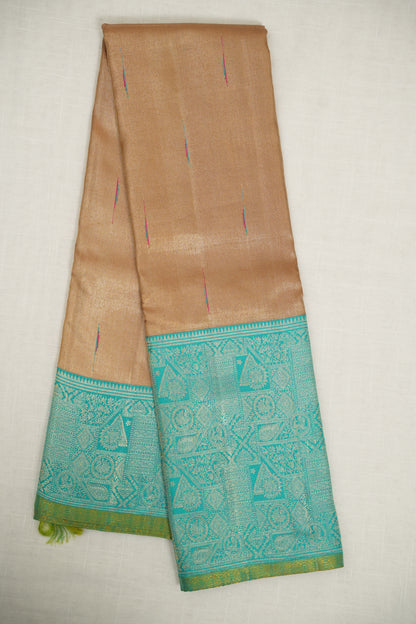 Golden Kora Silk Saree