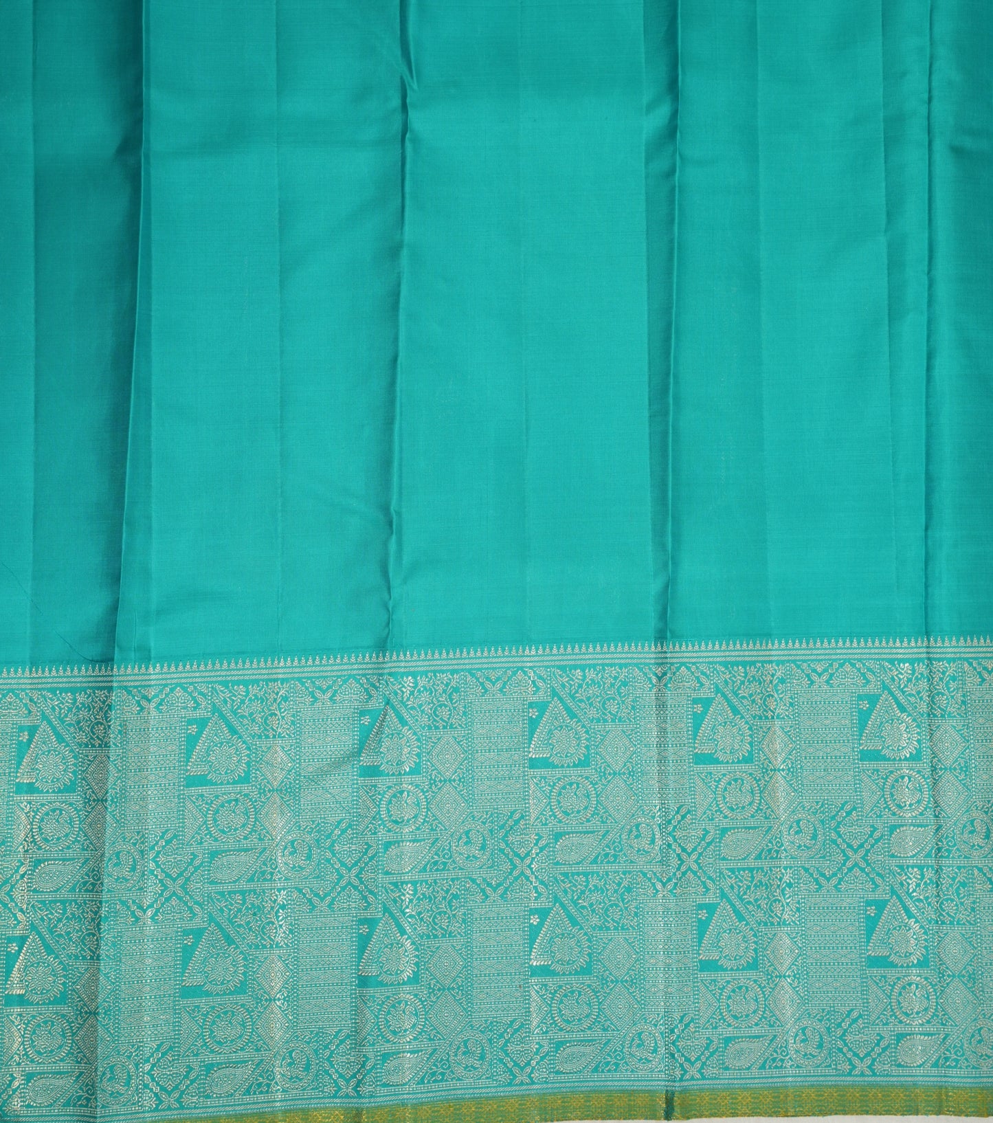 Golden Kora Silk Saree