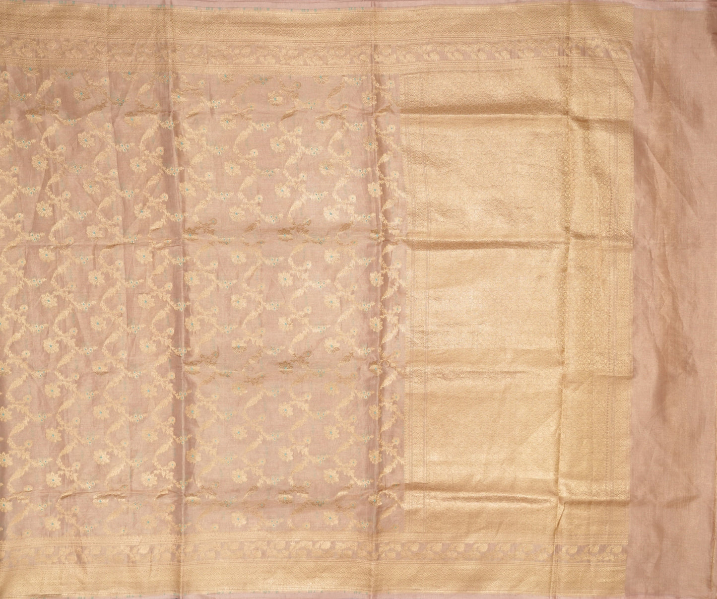 Soft Pink Pure Banarasi Silk Saree